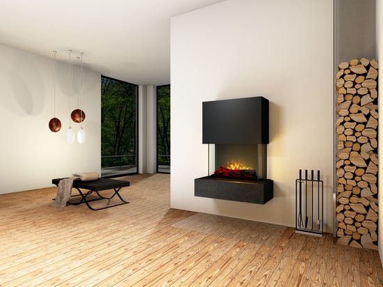 muenkel design Como [moderner Design Elektrokamin Opti-myst heat
