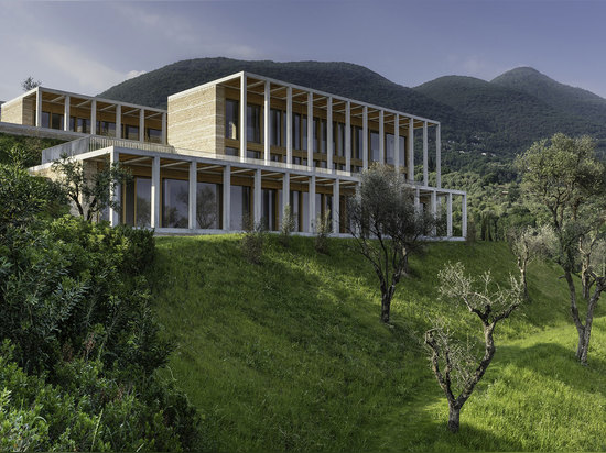 David Chipperfield und seine Mannschaft arbeitete an zwei neuen privaten Häusern für Landhaus Eden. Fotographienhöflichkeit Architekten der David-Chipperfield