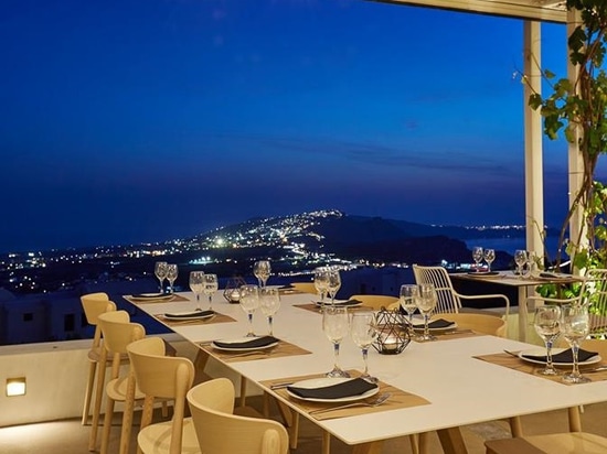 Restaurant in Santorini-Insel - Griechenland