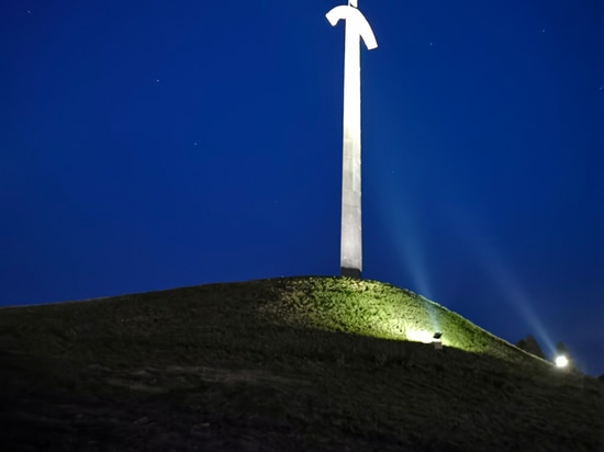 Lichtdesign für Denkmäler: die litauische Partisanen-Gedenkstätte