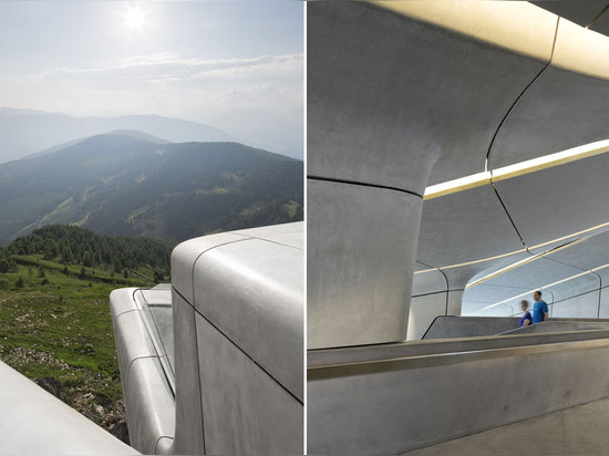 Zaha Hadid Architekten, Messner Gebirgsmuseum Corones, Südtirol, Italien. Foto © Werner Huthmacher