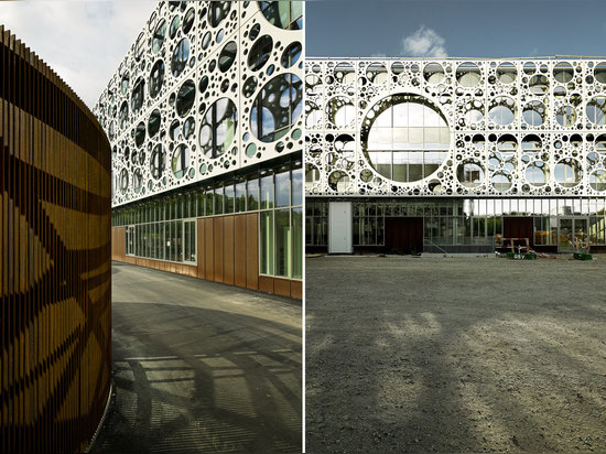 Architekten C.-F. Møller, technische Lehrkörper, Universität von Süddänemark, Odense, Dänemark