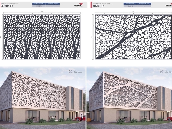 Designkollektion für perforierte Fassaden und Balkonbrüstungen mit CELLON® Platten