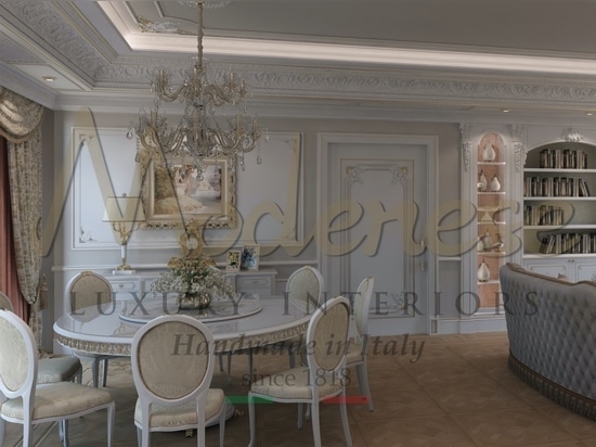 Elegantes Innendesign für Luxusvilla