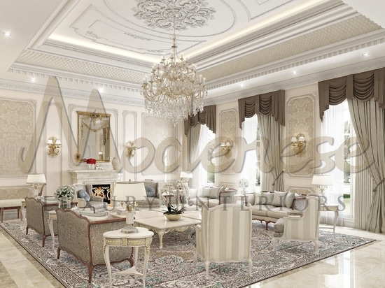 Villa Design von Modenese Luxury Interiors, Jeddah, Saudi-Arabien