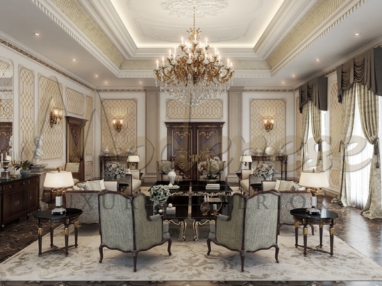 Villa Design von Modenese Luxury Interiors, Jeddah, Saudi-Arabien