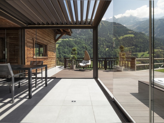 KE gestaltet den Wellnessbereich eines Schweizer Chalets zwischen Komfort, Tradition und Design