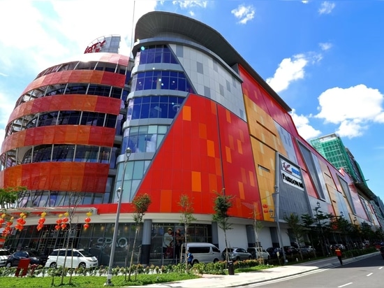 ALUCOBEST Aluminium-Verbundpaneele erfolgreich in der Sunway Velocity Mall, Kuala Lumpur, Malaysia