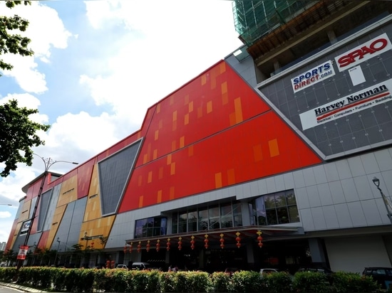 ALUCOBEST Aluminium-Verbundpaneele erfolgreich in der Sunway Velocity Mall, Kuala Lumpur, Malaysia