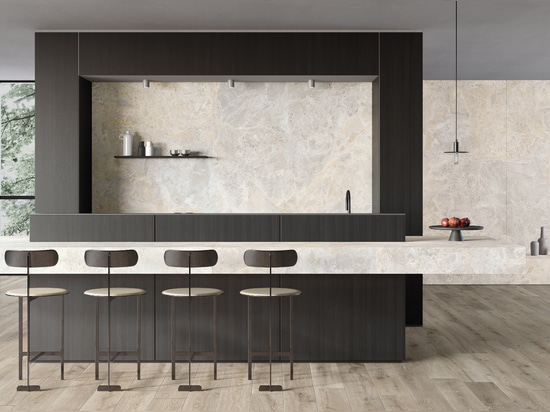 Ceramiche Keope präsentiert Versilia, die von den kostbaren italienischen Marmoren inspirierte Serie