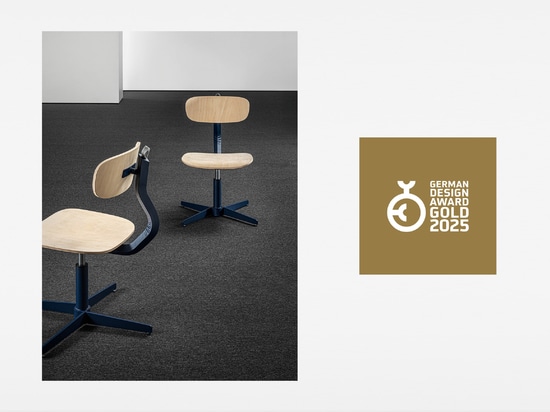 Typo design AMDL Circle | Gold „Excellent Product Design Furniture“