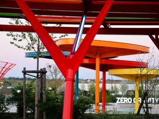 ACTiLED beleuchtet den neuen Eingang des Futuroscope