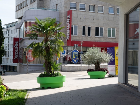 Farbcodierte Stadtgestaltung: Wie Kempten mit Pflanzgefäßen den öffentlichen Raum gestaltet