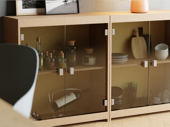 Thiene Miny Duschtürscharnier aus Glas