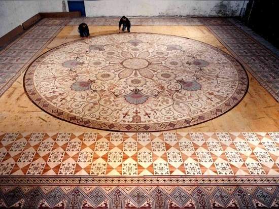 Die Restaurierung des Kreml-Bodens
