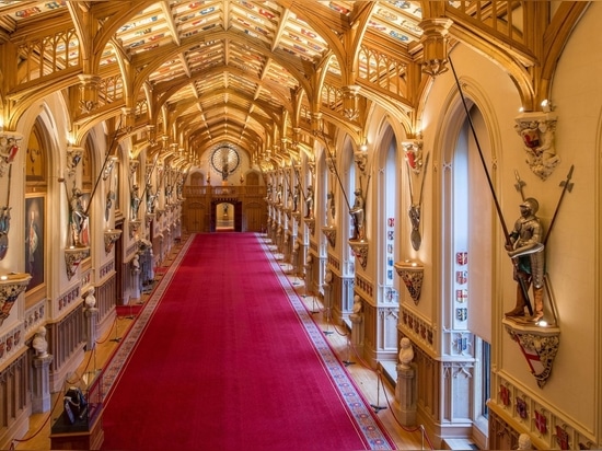 Die Restaurierung der historischen Fußböden von Schloss Windsor