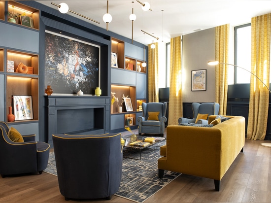 Das Nemi Hotel in Mailand verfügt über ein stilvolles elektrisches System mit AVE-Lösungen