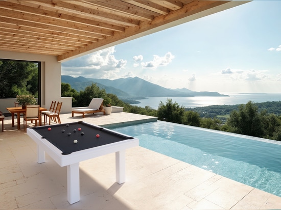 Spielen im Freien mit Eleganz, entdecken Sie den Bubbly Outdoor Billardtisch.