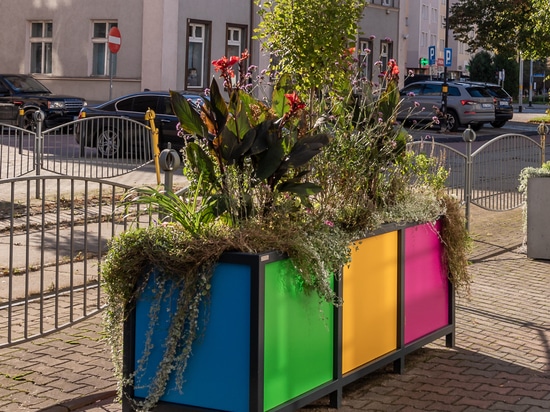 Individuelle Farbe und bürgerliche Wirkung in der Sprache der Pflanzgefäße