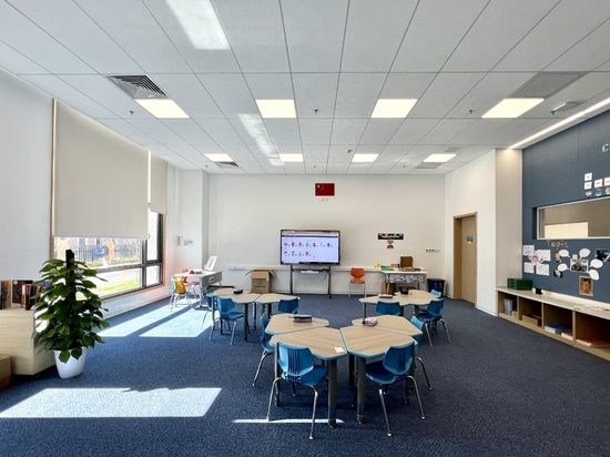 Akustikdecke in Klassenzimmern