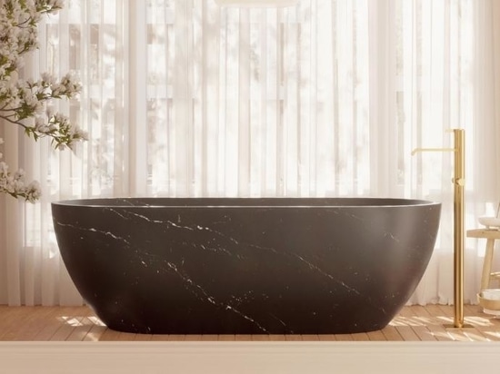 Marmor-Badewanne Zürich Nero Marquina