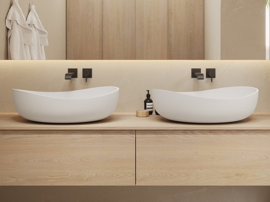Genova Arbeitsplatte Solid Surface Becken