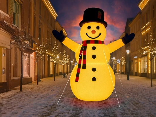 Dekorationen für Weihnachten: XXL-Aufblasbare Figuren