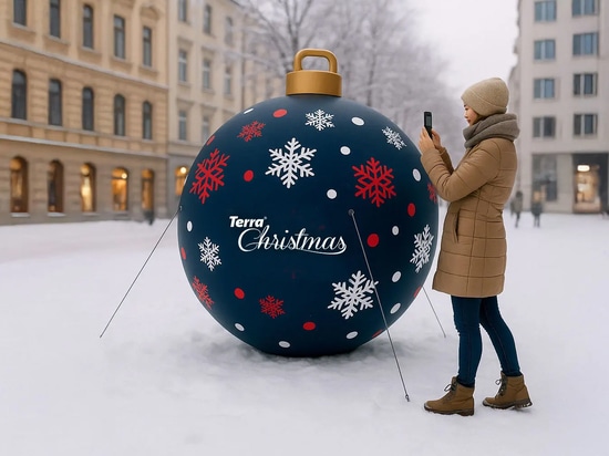 Dekorationen für Weihnachten: XXL-Aufblasbare Figuren