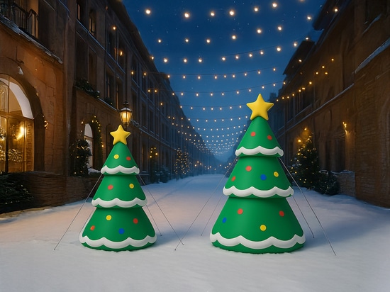 Dekorationen für Weihnachten: XXL-Aufblasbare Figuren