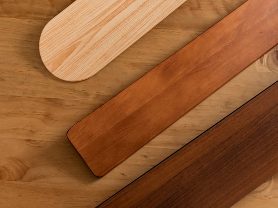 Deckenventilatoren aus Holz von Faro Barcelona
