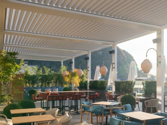 KE gestaltet das exklusive Rooftop des neuen Falkensteiner WaltherPark – Bozen: eine Oase aus Design und Komfort mit einzigartigem Dolomitenblick