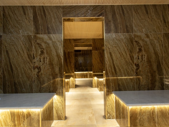 Ironmonger Row Baths SPA: kreative farbliche Kombinationen in Feinsteinzeug