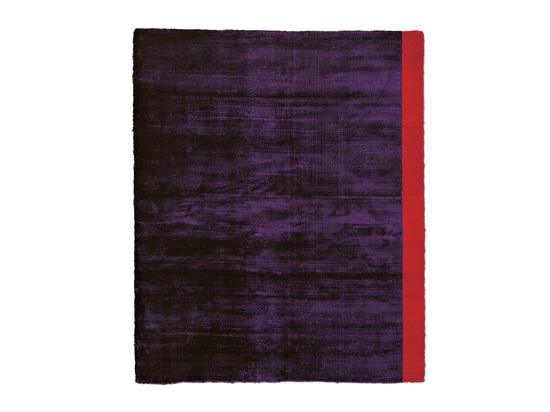 Campi di Gravità Viola Astratto-Teppich