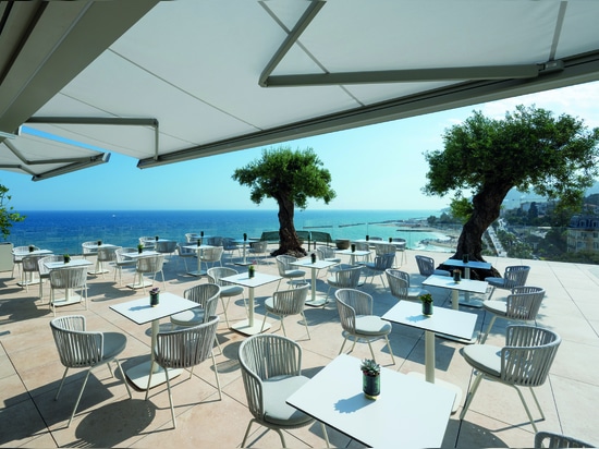 T-Hide im Hotel Europa Palace Sanremo: Komfort im freien im zeitgenössichen Stil