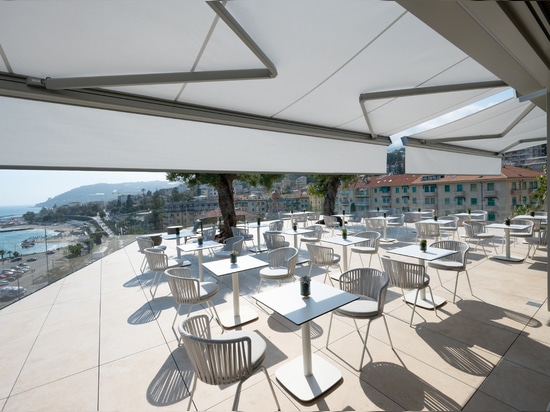T-Hide im Hotel Europa Palace Sanremo: Komfort im freien im zeitgenössichen Stil