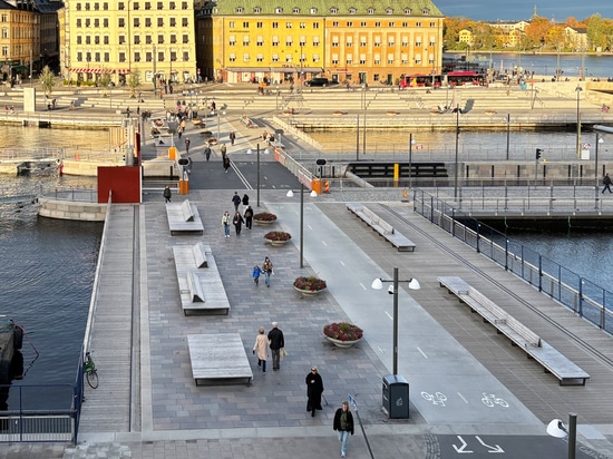 Der neue Slussen: Die städtische Landschaft und die Wasserlandschaft Stockholms wieder miteinander verbinden