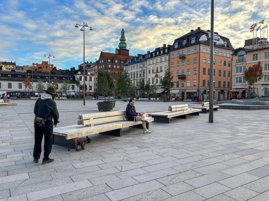 Der neue Slussen: Die städtische Landschaft und die Wasserlandschaft Stockholms wieder miteinander verbinden