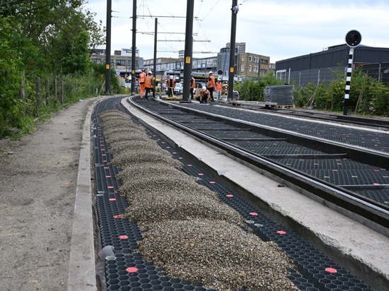 BERA RailFix, installiert in der Stadt Nieuwegein (Utrecht – Niederlande)