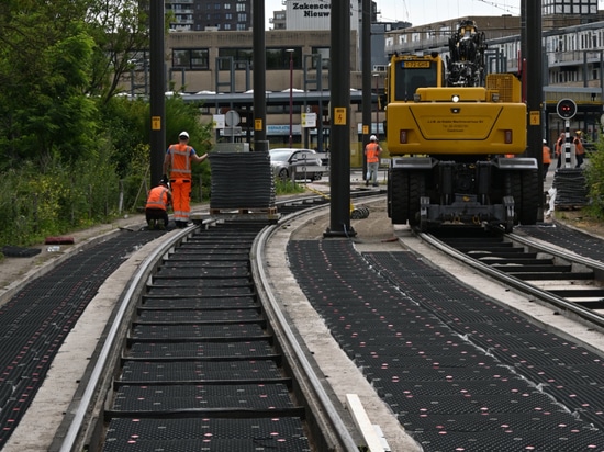 BERA RailFix, installiert in der Stadt Nieuwegein (Utrecht – Niederlande)