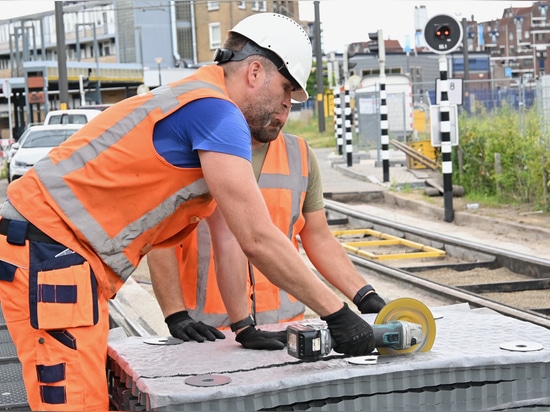 BERA RailFix, installiert in der Stadt Nieuwegein (Utrecht – Niederlande)