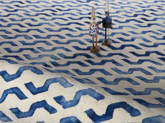 Teppich „Volare“ in der Farbe Indaco