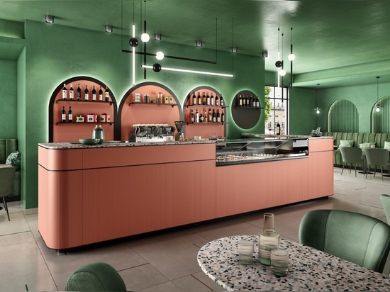 STUDIO24 by Frigomeccanica: Bareinrichtung wird zur Architektur