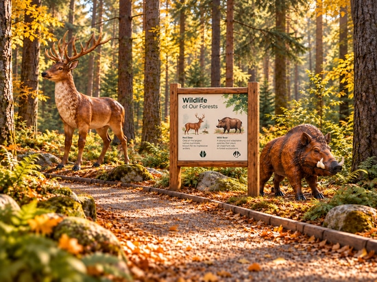 Von der Natur inspirierte Dekorationen: Die Tierwelt in den öffentlichen Raum bringen