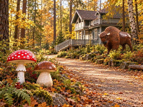 Von der Natur inspirierte Dekorationen: Die Tierwelt in den öffentlichen Raum bringen
