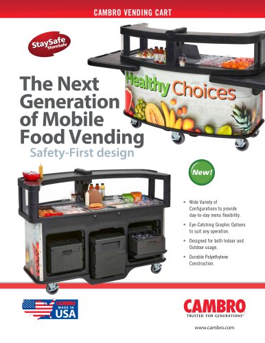 CAMBRO VENDING CART