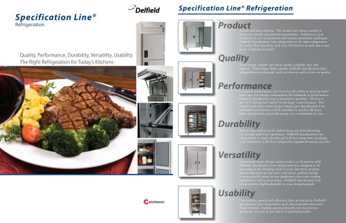 Specification Line® Refrigeration