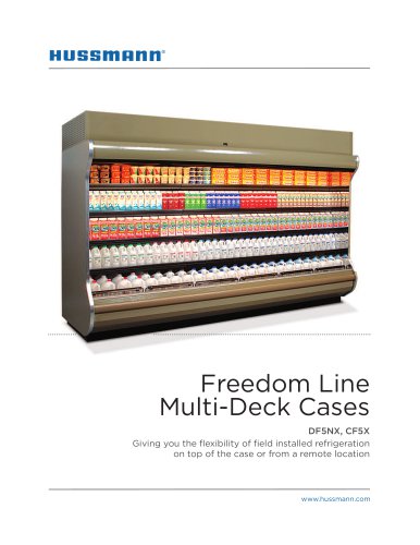 FREEDOM LINE MULTI-DECK CASES