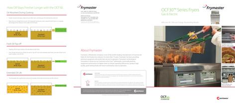 OCF30? Series Fryers
