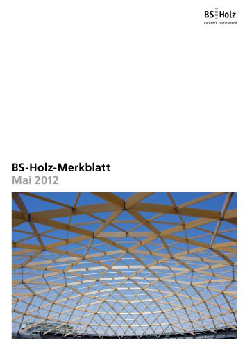 BS-Holz Merkblatt 2012