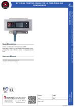 EXTERNAL CONTROL PANEL FOR UX PASS-THROUGH DISHWASHERS